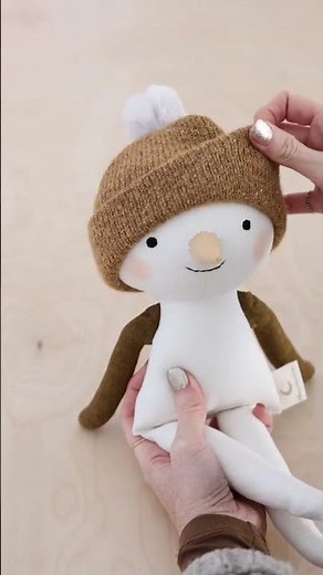 Make a Snowman with me - Easy Sewing Pattern