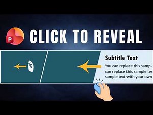 PowerPoint Animation: Reveal Text with Motion Paths