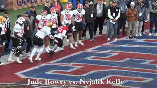 OL/DL 1v1 highlights American - Day 1 - Panini Senior Bowl - 2026