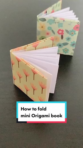 How to Fold a Mini Origami Book