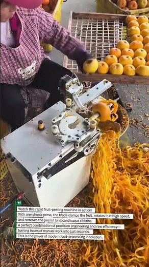 Super Fast Fruit Peeling Machine #Shorts #Tools #Satisfying