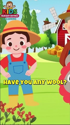 Baa Baa Black Sheep 🐑 ( Lyrical ) Classic Nursery Rhyme for Kids | Fun Sing-Along & Animation