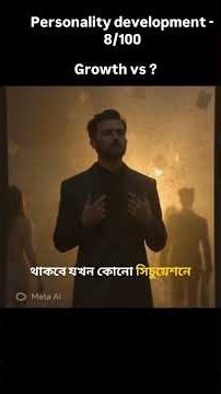 Personality development - 8/100 | growth vs what?