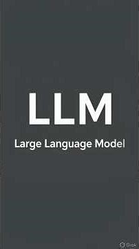 What is LLM (Large Language Model)? | AI Explained in 60 Seconds#llm#largelanguagemodel#ai