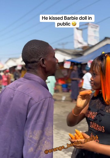 Funny Barbie Doll Kissing in Public Video