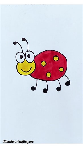 How to draw a ant easily step by step / Beautiful Easy ant drawing tutorial #drawingtutorial #ant