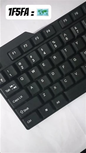 typing trick code ( 1f5fa ) #asmr #keyboard #typing #wordtricks