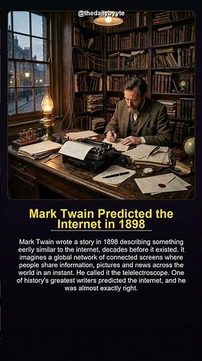 Mark Twain Predicted the Internet in 1898 📜