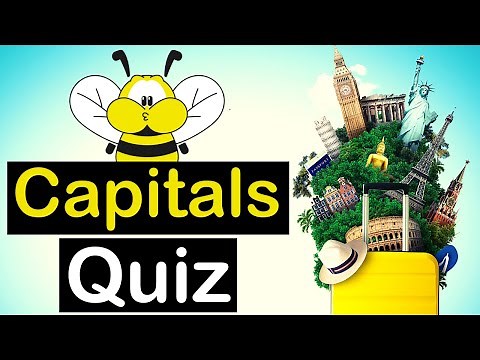 Capitals Quiz (Best World Geography Trivia) - 20 Questions & Answers - 20 Fun Facts