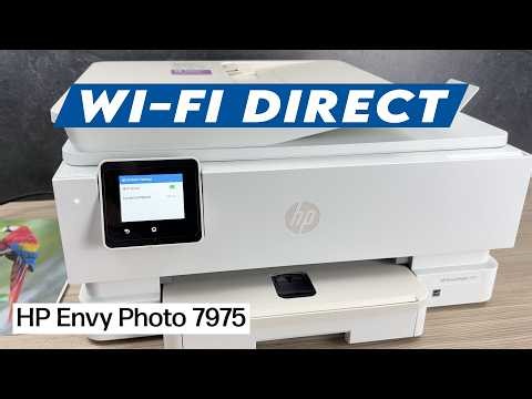 HP Envy Photo 7975 : How to Print Using Wi-Fi Direct