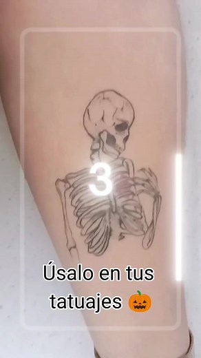 Detailed Skeleton Tattoo Application Process