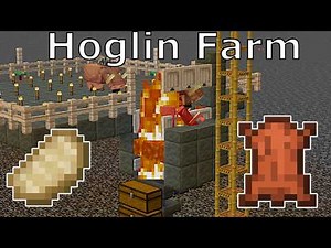 EASY Nether Roof Hoglin Farm | 1.21 Tutorial