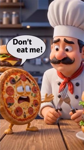 “Funny Food Escape Story 🍕🍔 | Don’t Eat Me! 😂🍦 | Crazy Chef Cartoon for Kids”