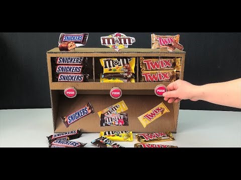 Chocolate Dispenser Machine|How to make cardboard Atm|Simple school project