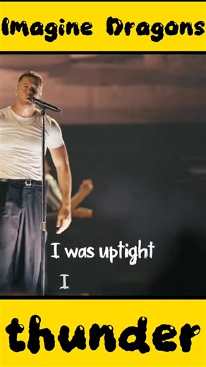 thunder lyric ai #imaginedragons #thunder #music #lyrics #englishsongs #short