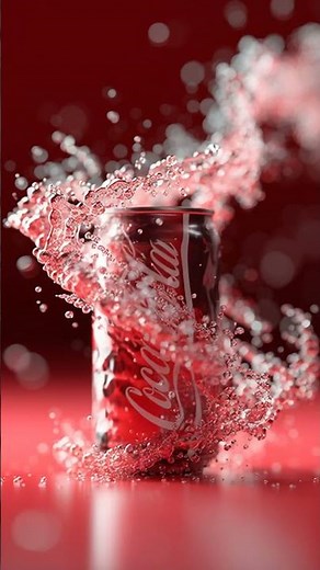 create visuals that visualize sound wave much like its coca cola's drop in the water, or fizz bub...