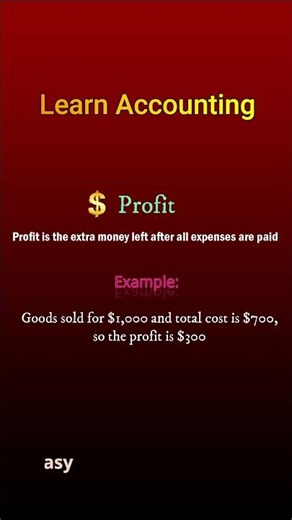 What is Profit in Accounting | Simple Definition with Example | Accounting Made Easy