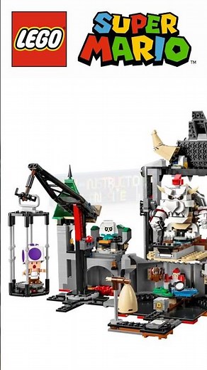 The New LEGO Super Mario Set 71423 Dry Bowser Castle Battle Expansion Set