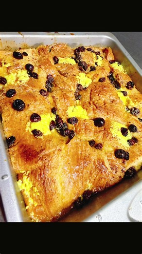 Delicious Croissant Bread and Butter Pudding Recipe