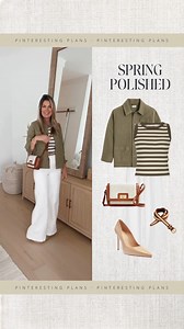 418K views · 1.9K reactions | A Polished Spring Outfit! Swap out the heels for sneakers to make it casual. Link to shop in the comments  | Pinteresting Plans | Facebook