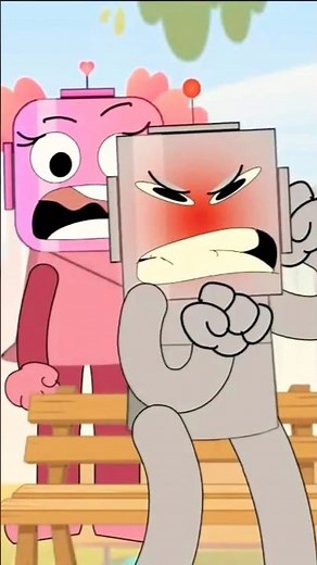 How Every Fight starts and Ends with Robots #memes #animation #shorts