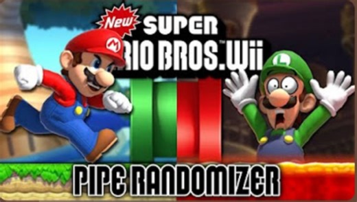 [theawesomarioRevamped]马里奥和路易基玩新超级马里奥兄弟wii，但是管道是随机的