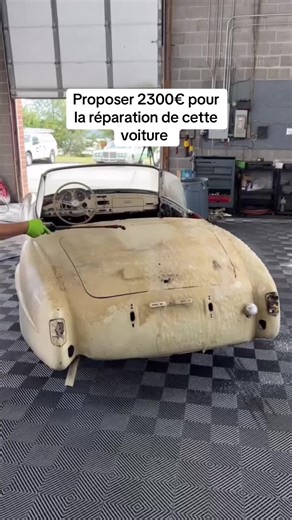 Proposer 2300€ pour la réparation de cette voiture asmr nettoyage de voiture #nettoyage #asmr #reparationvoiture #nettoyageauto #nettoyage