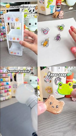 🫧Easy cute Paper crafts!? #papercraft #cutecrafts #minicraft #thingstodo #crafts #craft #diy