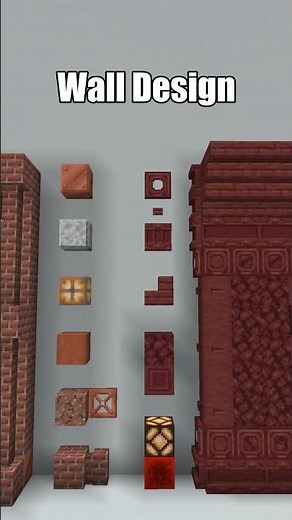 How to build cool Walls in Minecraft