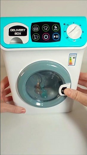 Washing Machine and Colorful Beads | ASMR Magical Laundry Adventure #asmr #washingmachine