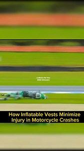 How Inflatable Vest Minimize Injury in Motorcycle Crashes😳 Follow for more videos #highlights #highlightseveryone #trivia #virals #everyone #satisfying #viralpost #fypシ #facts #fypシ゚viral #craft #foryoupageシ #art #megetvfacts #studentlife #student #engine #engineering #inflatablevest #rider #riders #riderslife | Movie For You