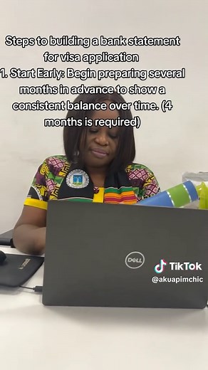 How to Build a Bank Statement for Visa Applications
