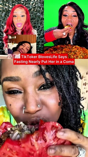 Blove is in ICU explaining how she almost went into a coma & had a heart attack from fasting. #bloveslife #blove #fyp #unhealthy #tiktoker