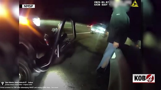 Alleged drunk driver crashes into NMSP patrol car during traffic stop