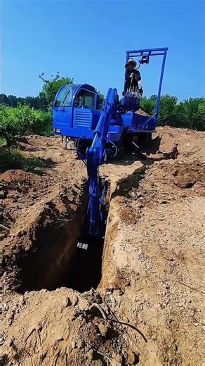 Mini #Excavator Amazing Digging WorkDeep Trench Digging Machine in #ActionPowerful Excavator Digging