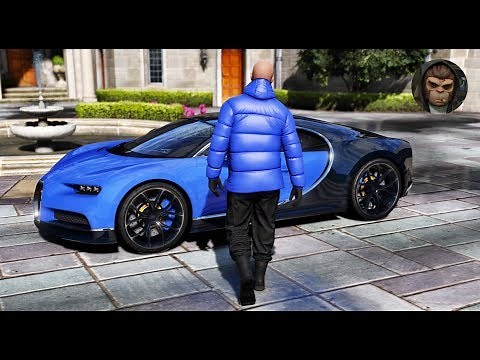 Bugatti Chiron in Grand Theft Auto V PC Mod