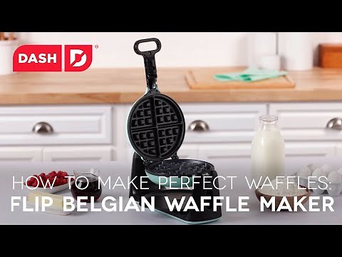 How To Make Perfect Waffles: Dash Flip Belgian Waffle Maker
