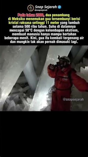 Gua Kristal Raksasa yang Terlalu Mematikan untuk Manusia 😨