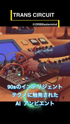 電気仕掛けの午後 レトロ未来のアンビエントテクノ"TRANS CIRCUIT" #shorts #ambientmusic #technomusic #moog #aimusic