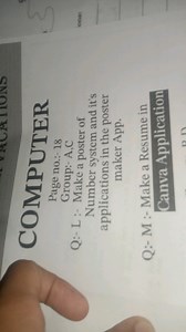 Q (L): Create a poster on the Number System and its application... | Filo