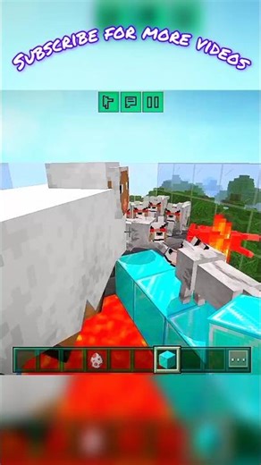 Sheep vs Wolf in minecraft #trending #shorts