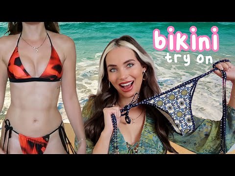my favorite bikinis of 2025 (try on)
