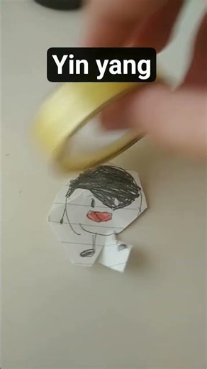 Here I'm making Yin yang sticker from bfdi #shorts #bfdi