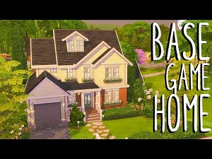 Base Game Family Home 🏡 // Sims 4 Speed Build
