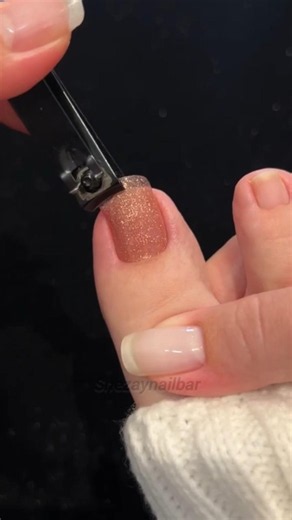 ASMR Nail Sticker Application 😍 So Satisfying #Shorts
