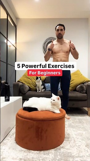 5 Powerful Exercises For Beginners! Simple Workout At Home!