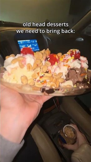 Anyone still eating banana splits?