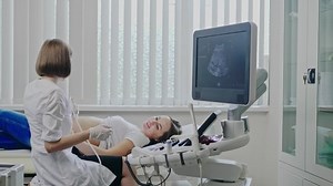 Pregnant Woman On Utltrasonographic Examination Hospital Stock Footage Video (100% Royalty-free) 1035709436 | Shutterstock