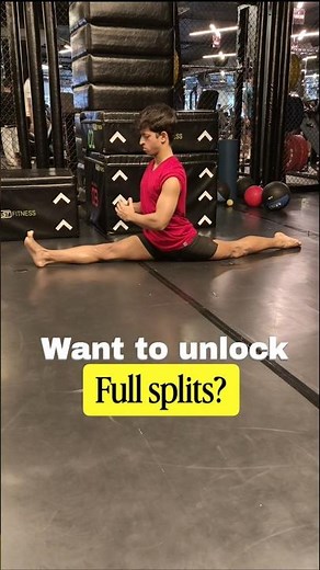 Unlock splits, tights hips and hamstrings with these easy exercises✨ #frontsplits #hipmobility