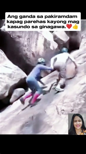 sweet partners. #adventure #mountainclimbing #couples #goodvibes #reactionvideo #ctto #short